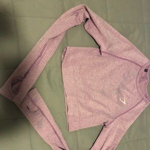 gymshark vital seamless cropped long sleeves
